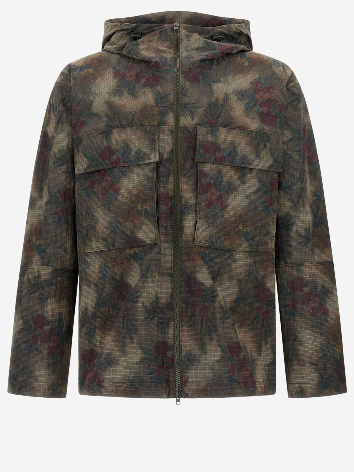PARKA IN TROPICAL PATTERN RIPSTOP GC000113U 127778500 HERNO 