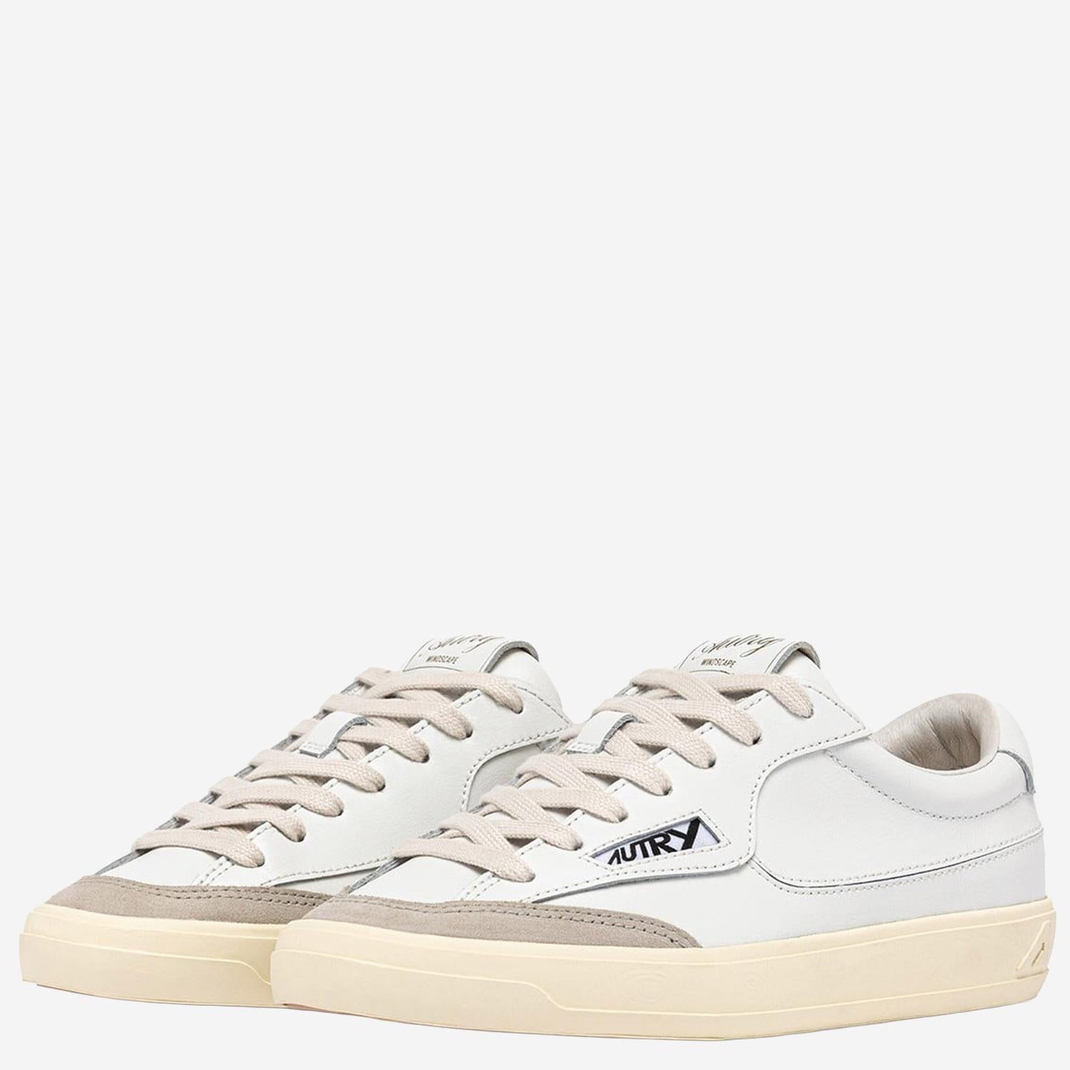 SNEAKERS WINDSCAPE LOW SCLMUK01 LEATSUEWHTWHT AUTRY 