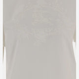 T-SHIRT IN COTONE 8126339 CHALK BURBERRY 