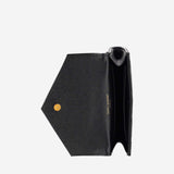 PORTAFOGLIO CASSANDRE IN PELLE 414404 BOW011000 SAINT LAURENT 