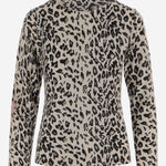 MAGLIONE IN LANA E CASHMERE STAMPA LEOPARDATA 25517642 909 ALLUDE 