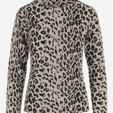 MAGLIONE IN LANA E CASHMERE STAMPA LEOPARDATA 25517642 909 ALLUDE 