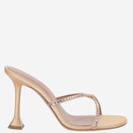 Sandali Sally in raso SALLYSLIPPER 95PEACH AMINA MUADDI 