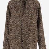 CAMICIA IN SETA CON MOTIVO ANIMALIER S26133F 0680 SASUPHI 