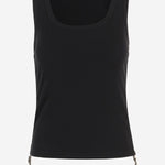 CANOTTA IN COTONE STRETCH 8124387 BLACK BURBERRY 