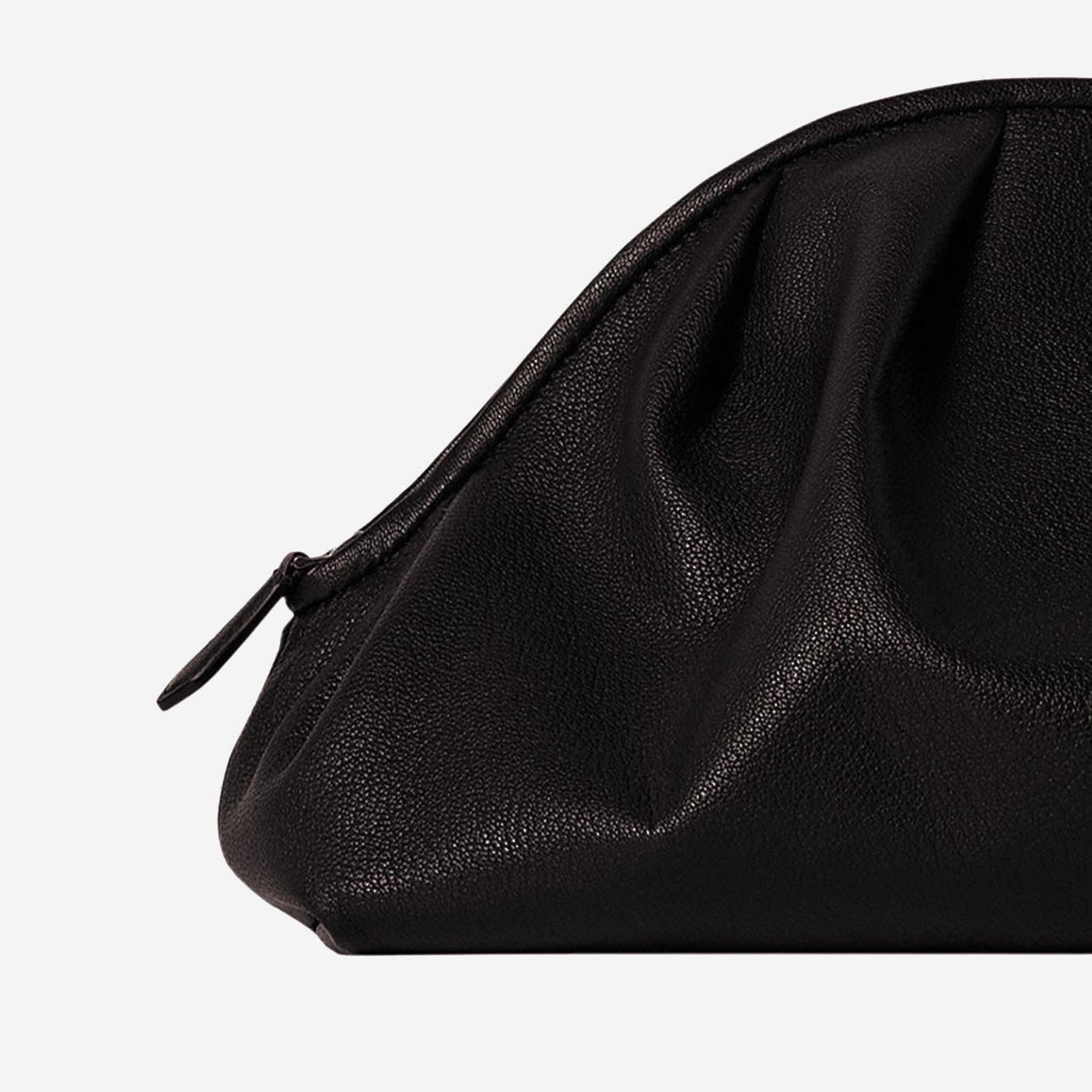 POCHETTE CHARLOTTE IN PELLE W2134L682 DARKG THE ROW 