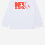 FELPA SLIDER IN COTONE CON LOGO J02619 0GEADK141 DIESEL KIDS 