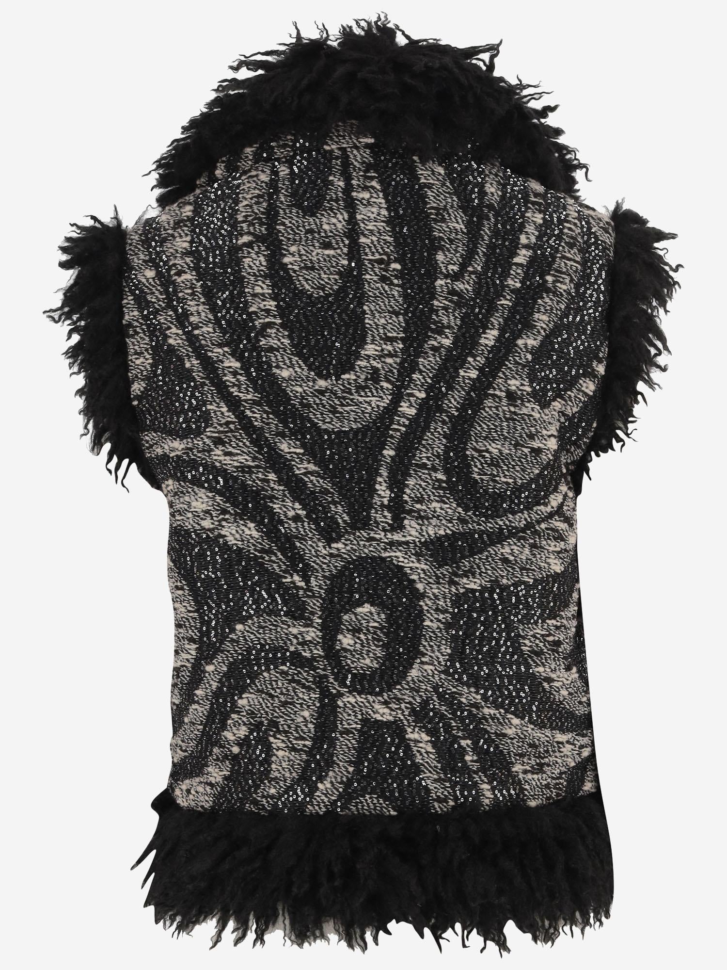 GILET IN MISTO LANA CON STAMPA ASTRATTA 5URB50 5U701J70 EMILIO PUCCI 