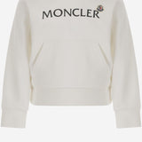 FELPA IN COTONE CON LOGO 8G0001189AKM 034 MONCLER ENFANTS 