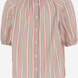 Camicia in cotone stretch a righe 03618171 073 BABE & TESS KIDS 