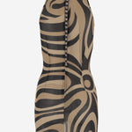 ABITO IN STAMPA MARMO CON VOLANT 6HJG306H760 007 EMILIO PUCCI 