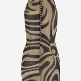 ABITO IN STAMPA MARMO CON VOLANT 6HJG306H760 007 EMILIO PUCCI 