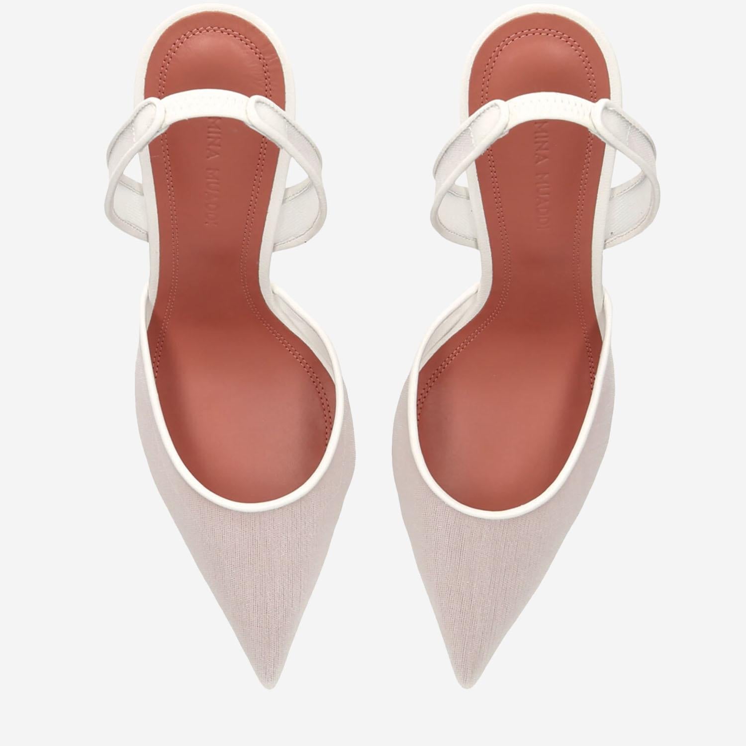 DÉCOLLETÉ HOLLI IN MESH HOLLIMESHSLING 95WHITE AMINA MUADDI 