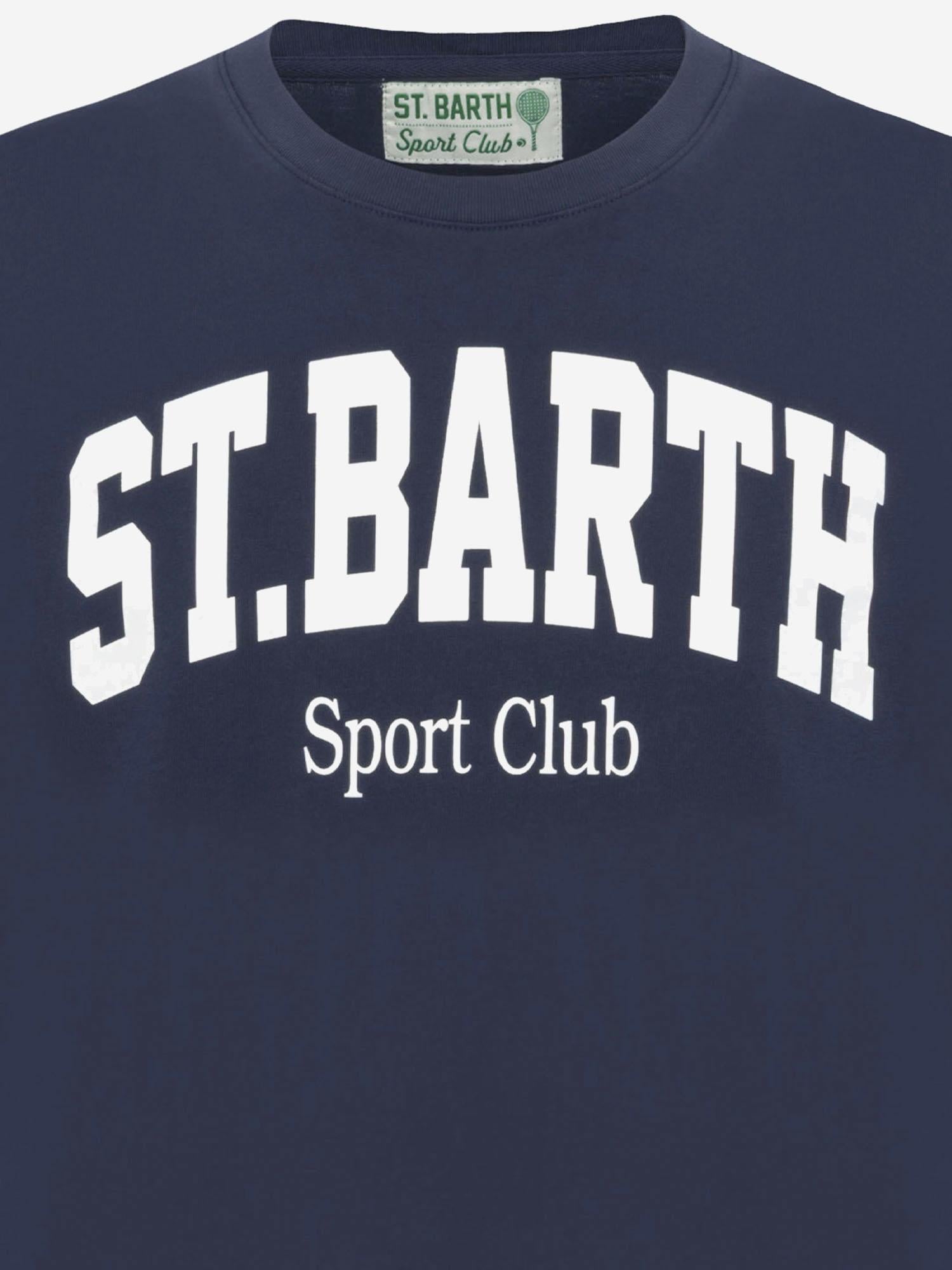T-SHIRT IN COTONE CON STAMPA LOGO ARN0001 00860I MC2 SAINT BARTH 