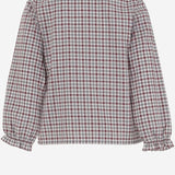 CAMICIA IN COTONE CON MOTIVO A QUADRI DIVA 36 NICOLETTA FANNA KIDS 