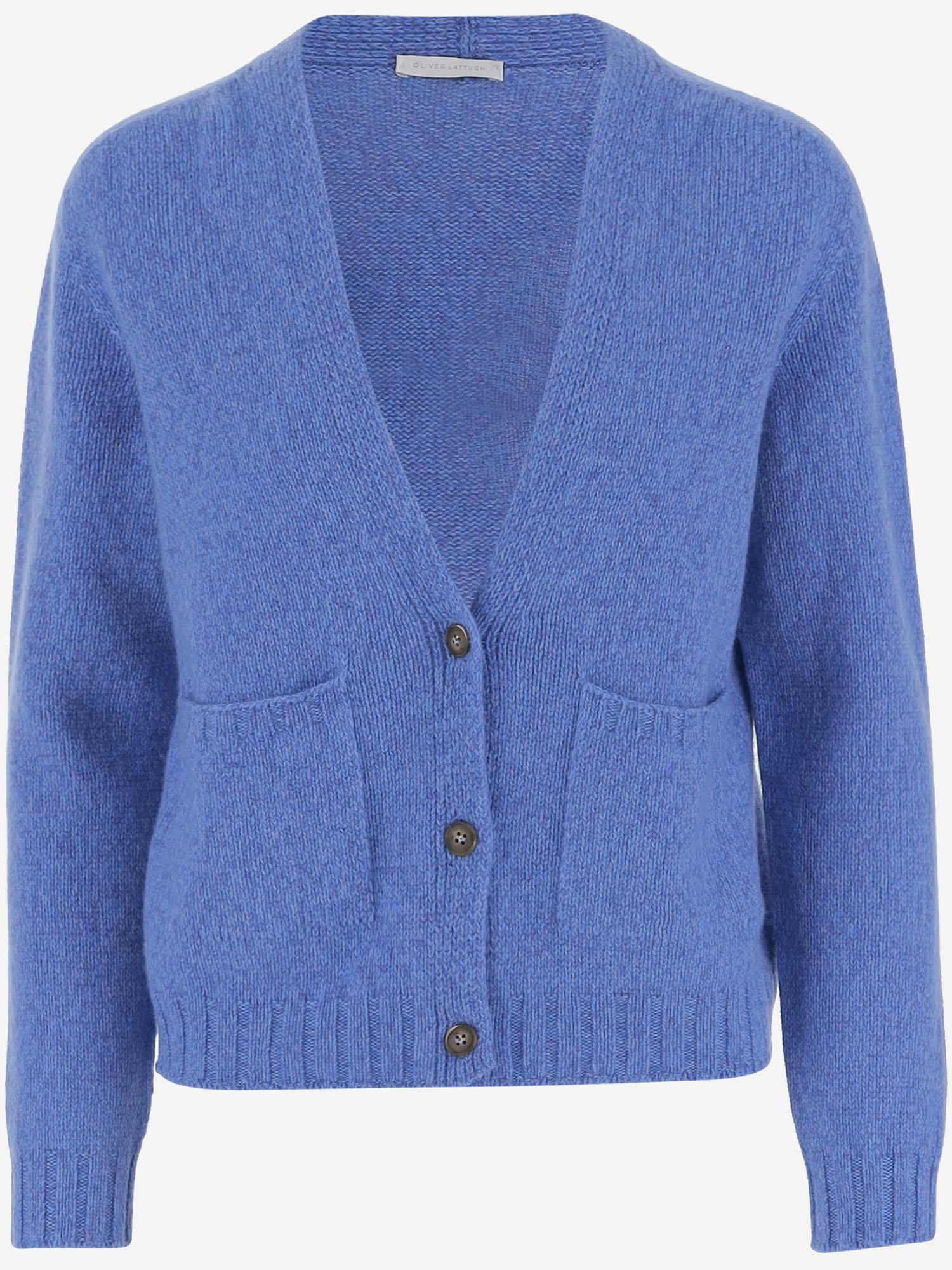 CARDIGAN IN CASHMERE D229WS CIELOMOULINE OLIVER LATTUGHI 