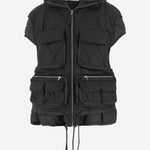 GILET EMBER IN NYLON EMBER VEST KETCHUPBLACK IENKI IENKI 