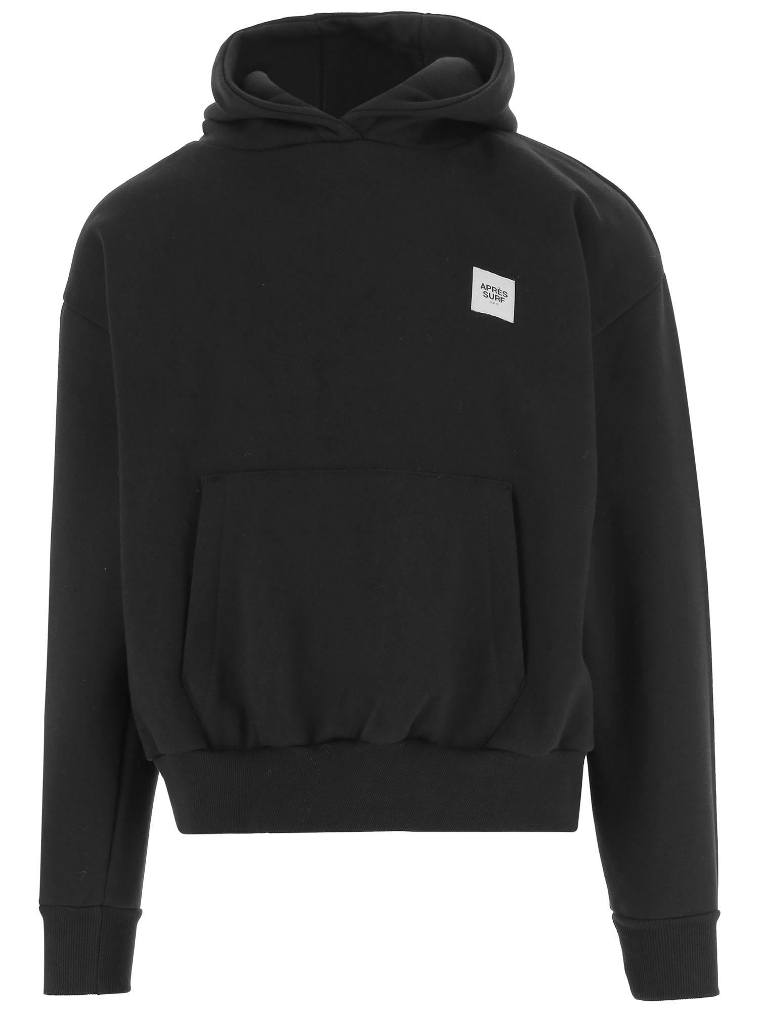 FELPA IN MISTO COTONE CON LOGO 47HOODIEBOULEDENEIGE BLACK APRES SURF 