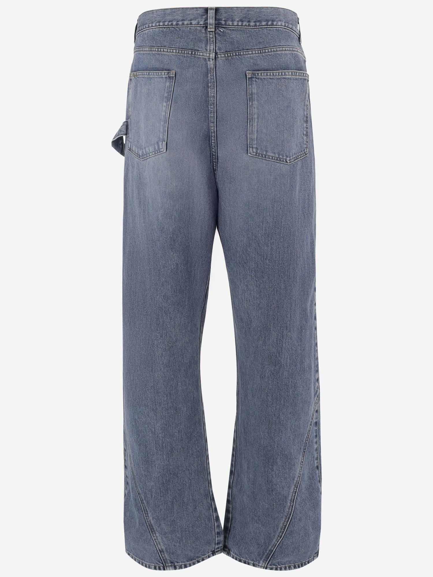JEANS IN DENIM DI COTONE CON LOGO DT0126 PG1849172 JW ANDERSON 