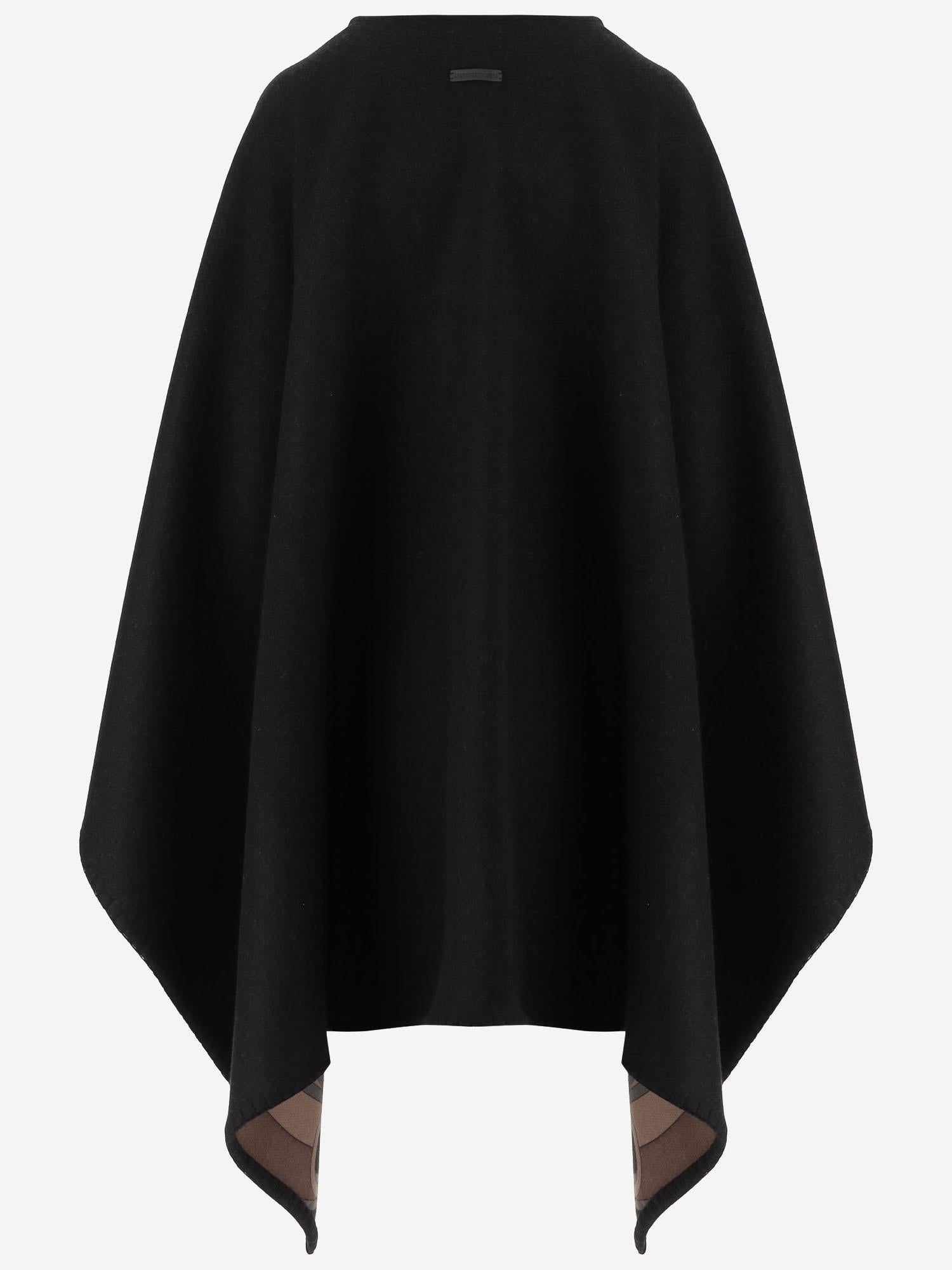 CAPPA REVERSIBILE IN LANA E CASHMERE 320963 003 SALVATORE FERRAGAMO 