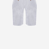 PANTALONI CORTI IN COTONE A RIGHE ISC0001 03931L MC2 SAINT BARTH 