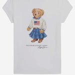 T-SHIRT POLO BEAR IN COTONE 313A98403 001 POLO RALPH LAUREN KIDS 