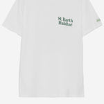 T-SHIRT IN COTONE CON STAMPA PRL0002 08481L MC2 SAINT BARTH 