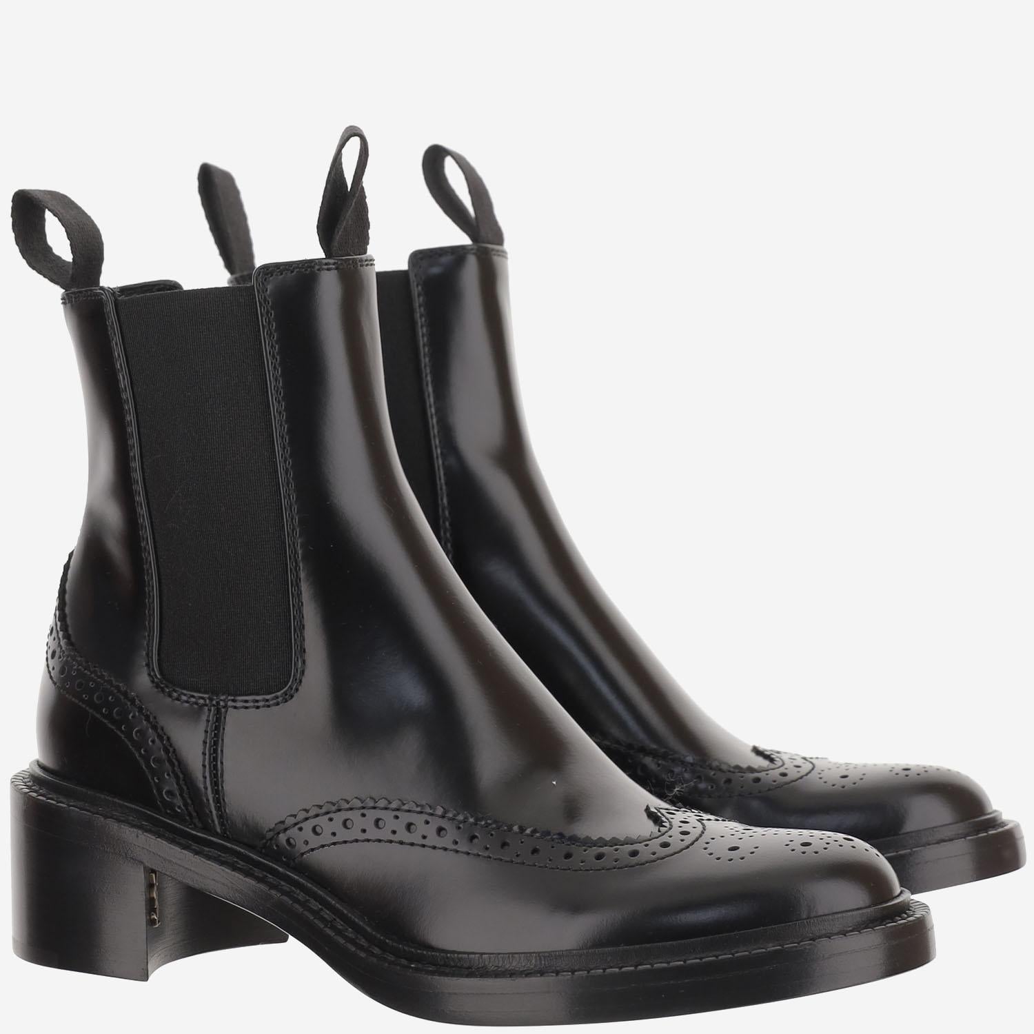 Stivaletti Chelsea VINCENT in pelle liscia 841133 AAE8L1000 SAINT LAURENT 