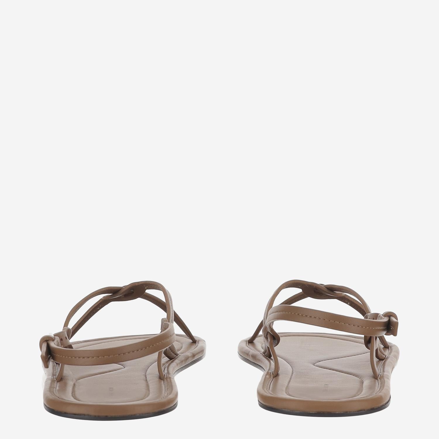 Sandali in pelle F1806SN65 HNY THE ROW 