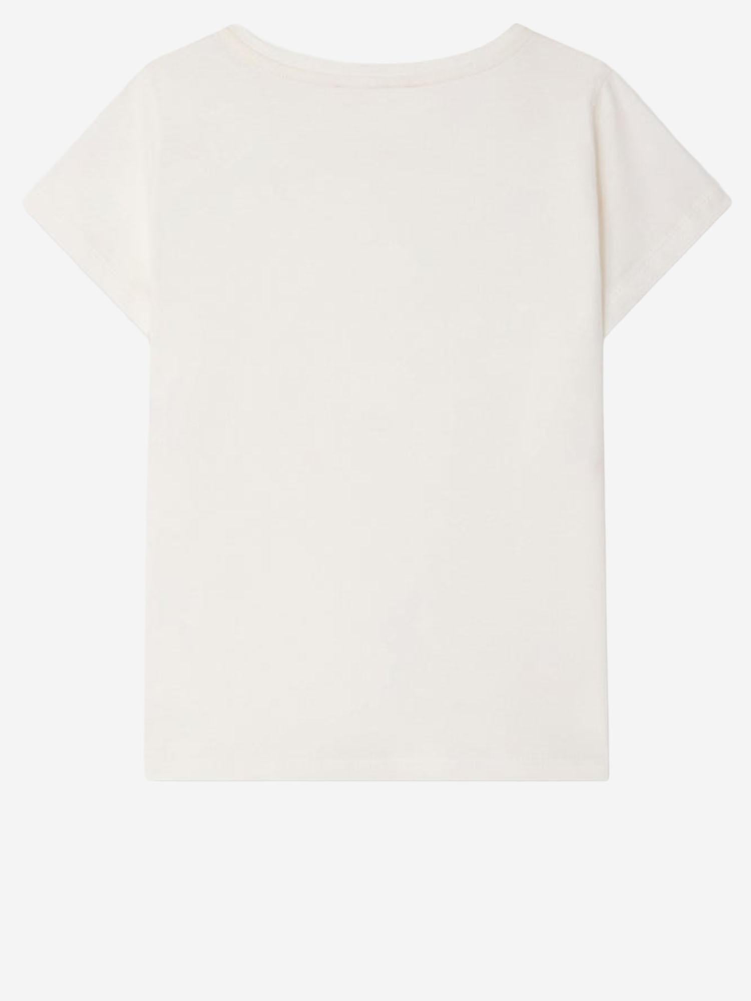 T-SHIRT IN COTONE CON MOTIVO A CILIEGIE S06GTSK00009 102 BONPOINT KIDS 