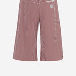 PANTALONI CORTI IN COTONE CON MOTIVO A RIGHE SOW00616AJ00286 4LR JACQUEMUS 