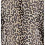CAMICIA IN SETA CON MOTIVO LEOPADRATA 54406892 12111 ASPESI 