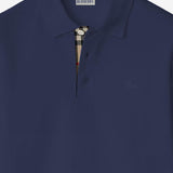 POLO IN COTONE CON LOGO 8126926 DENIMBLUE BURBERRY 