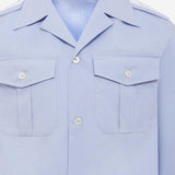 Camicia in cotone stretch 824849 XWA5F4774 GUCCI KIDS 