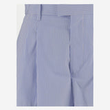 PANTALONI CORTI IN COTONE CON MOTIVO A RIGHE ARMTMP044C 016044 ARMARIUM 