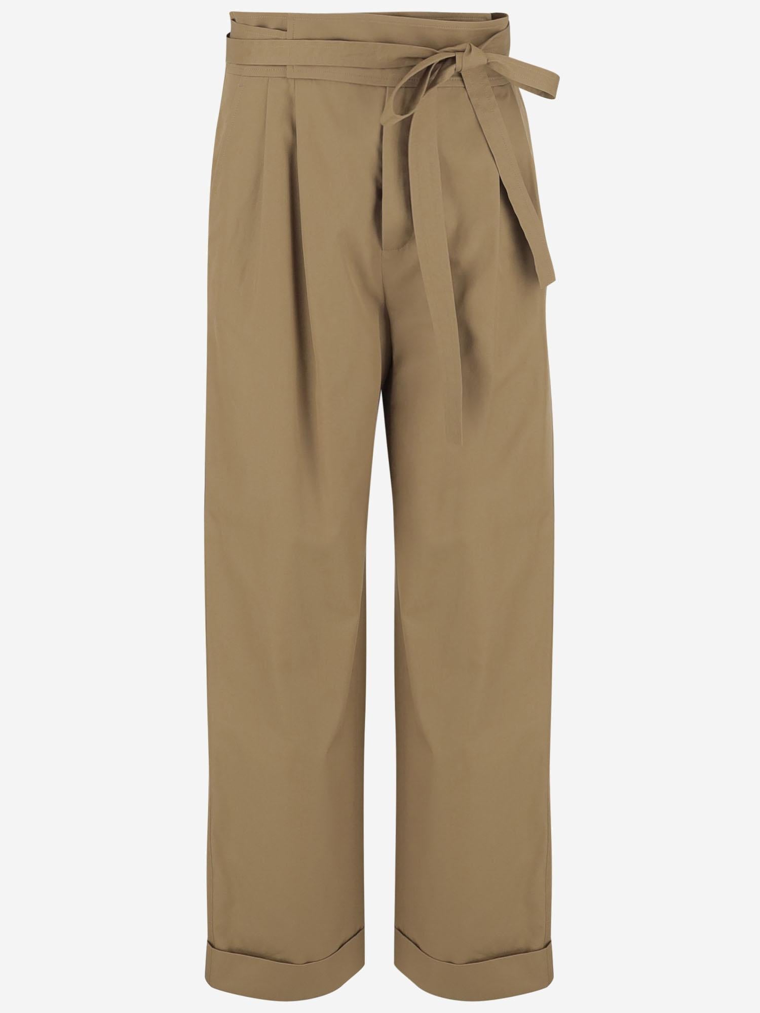 PANTALONI IN POPELINE DI COTONE 817341 YZ9BB2706 SAINT LAURENT 
