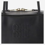 BORSA BEAU IN PELLE 5BB117 2CRWF0002 MIU MIU 