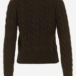 CARDIGAN IN LANA E CASHMERE CON LOGO 211972104 007 POLO RALPH LAUREN 