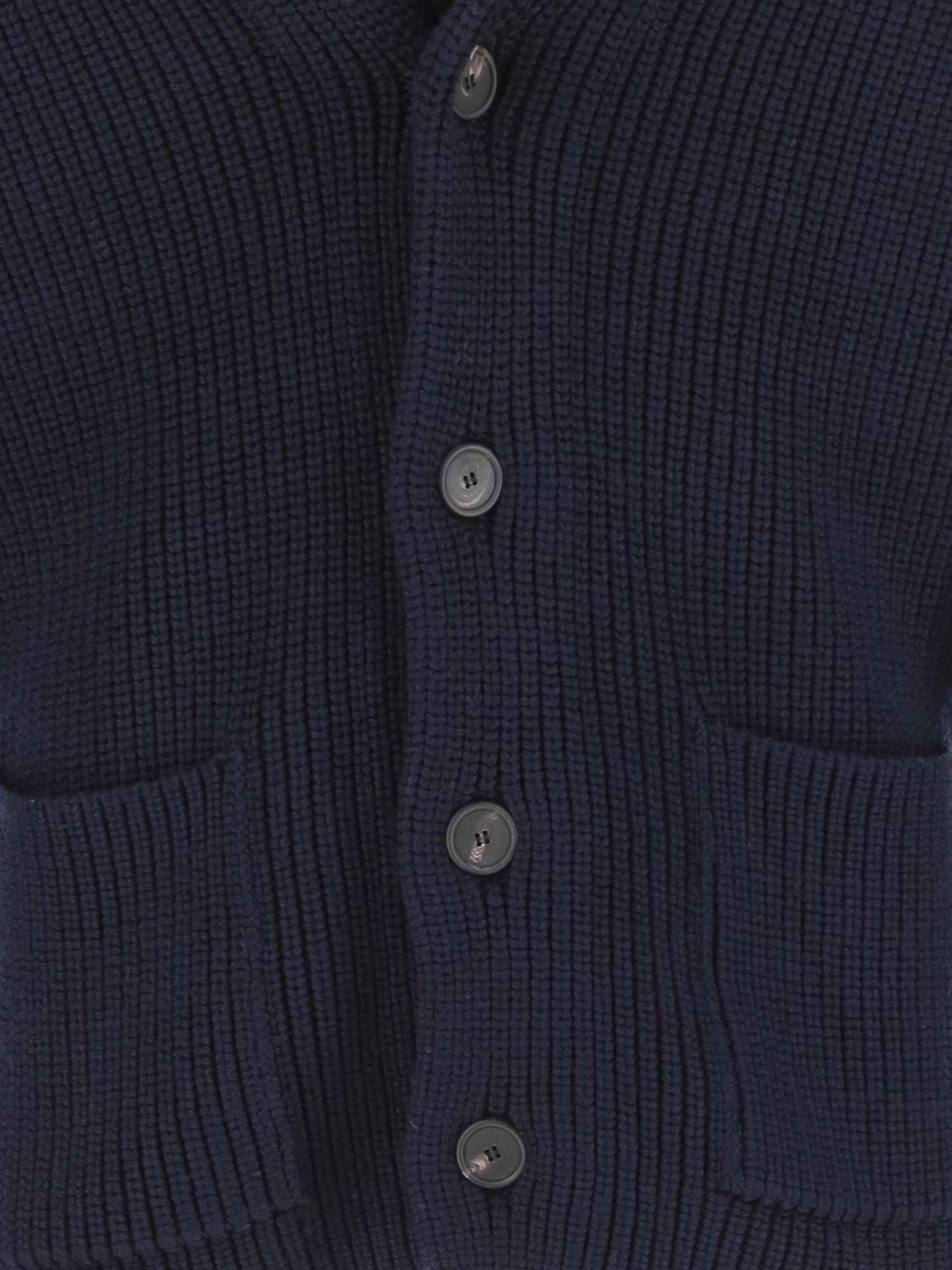CARDIGAN JACKSON IN LANA STRETCH JACKSON PWI2501BLU TAGLIATORE 