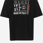 T-SHIRT IN COTONE CON STAMPA 798115 XJHSF1043 GUCCI 