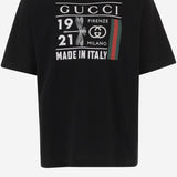 T-SHIRT IN COTONE CON STAMPA 798115 XJHSF1043 GUCCI 