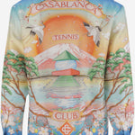 CAMICIA IN PURA SETA CON STAMPA GRAFICA UMPF25SH006 01 CASABLANCA 