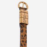 CINTURA IN PELLE SCAMOSCIATA CON LOGO 106406 A32AM35Q PINKO 