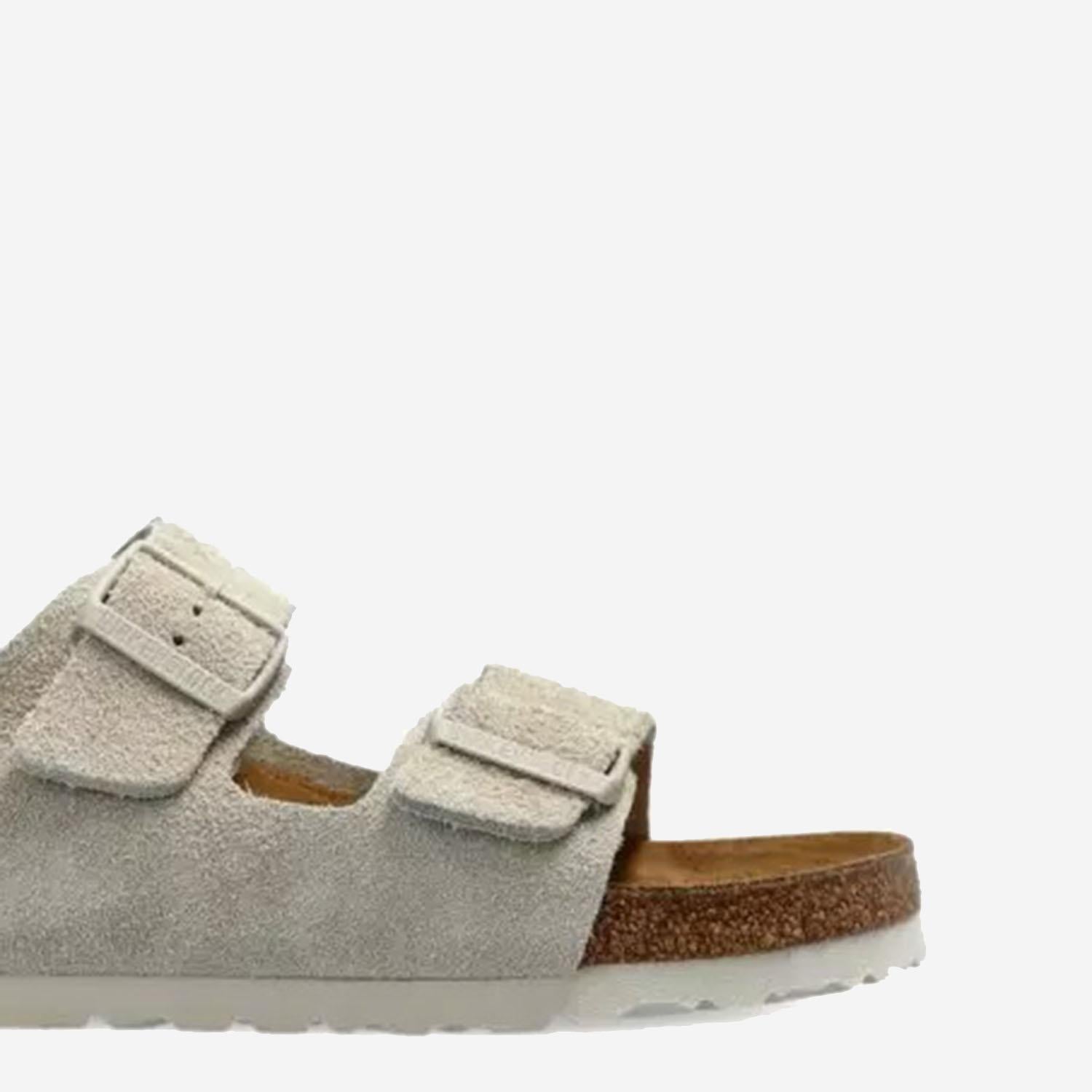 SANDALI ARIZONA IN SUEDE 1031645 OYSTER BIRKENSTOCK 