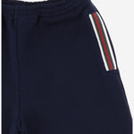 PANTALONI IN COTONE CON NASTRO WEB 825179 XJHAQ4780 GUCCI KIDS 