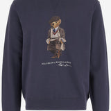 COTTON BLEND SWEATSHIRT WITH POLO BEAR PRINT