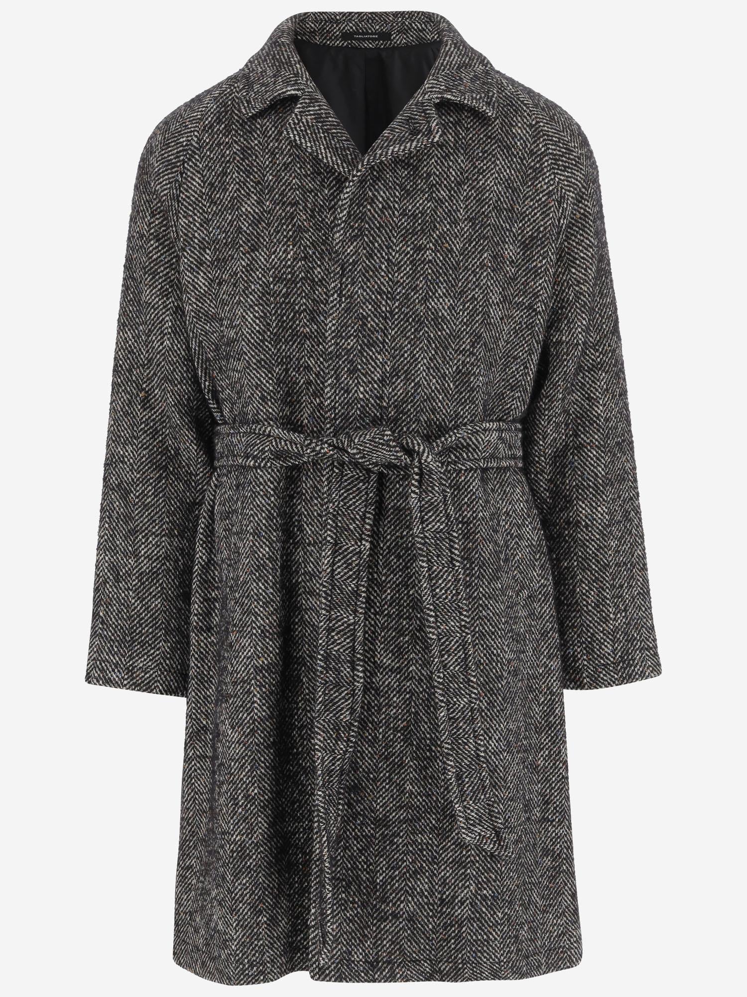 CAPPOTTO IN MISTO COTONE E LANA SALOMONS M50014N1181 TAGLIATORE 