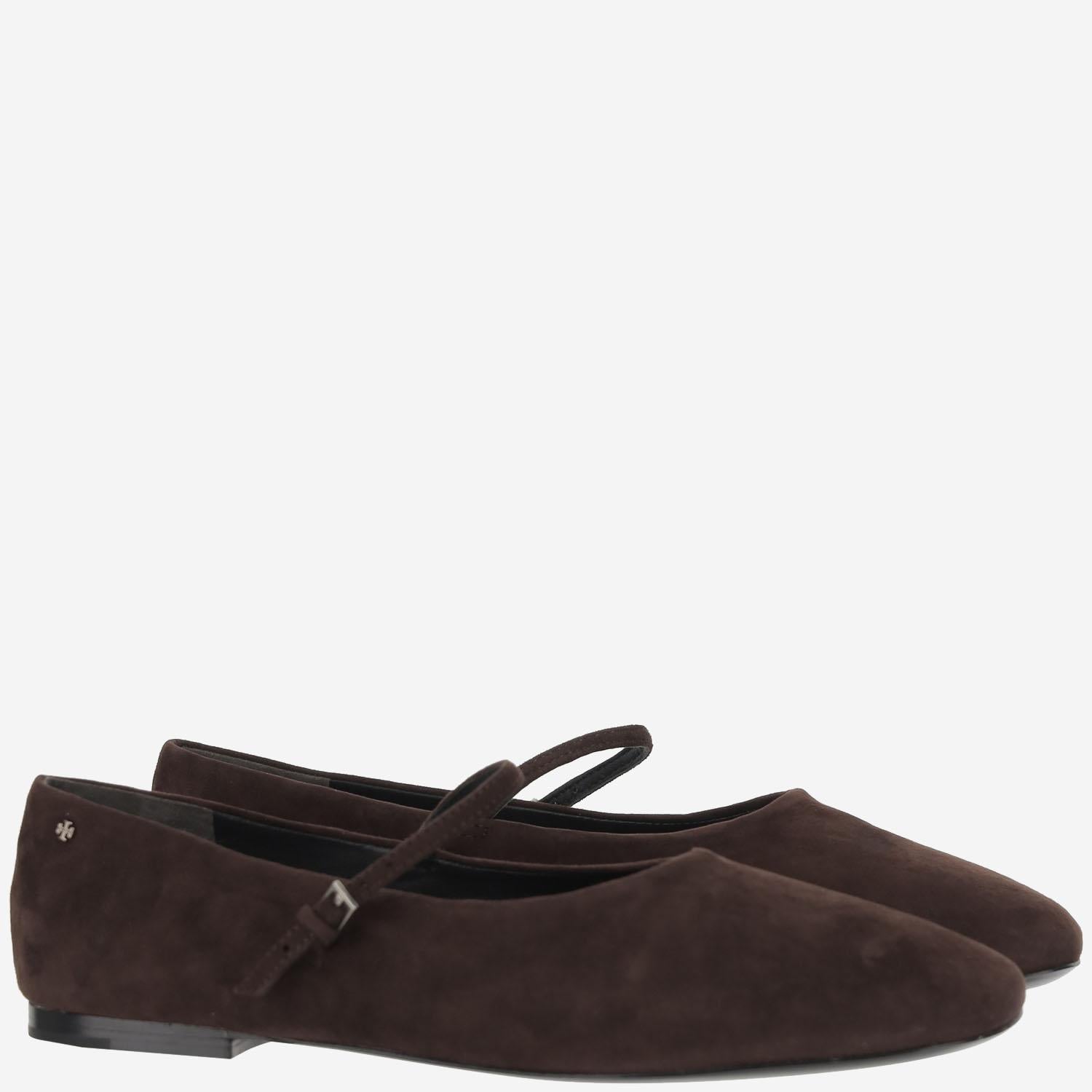 BALLERINE MARY JANE IN PELLE SCAMOSCIATA 166106 200 TORY BURCH 