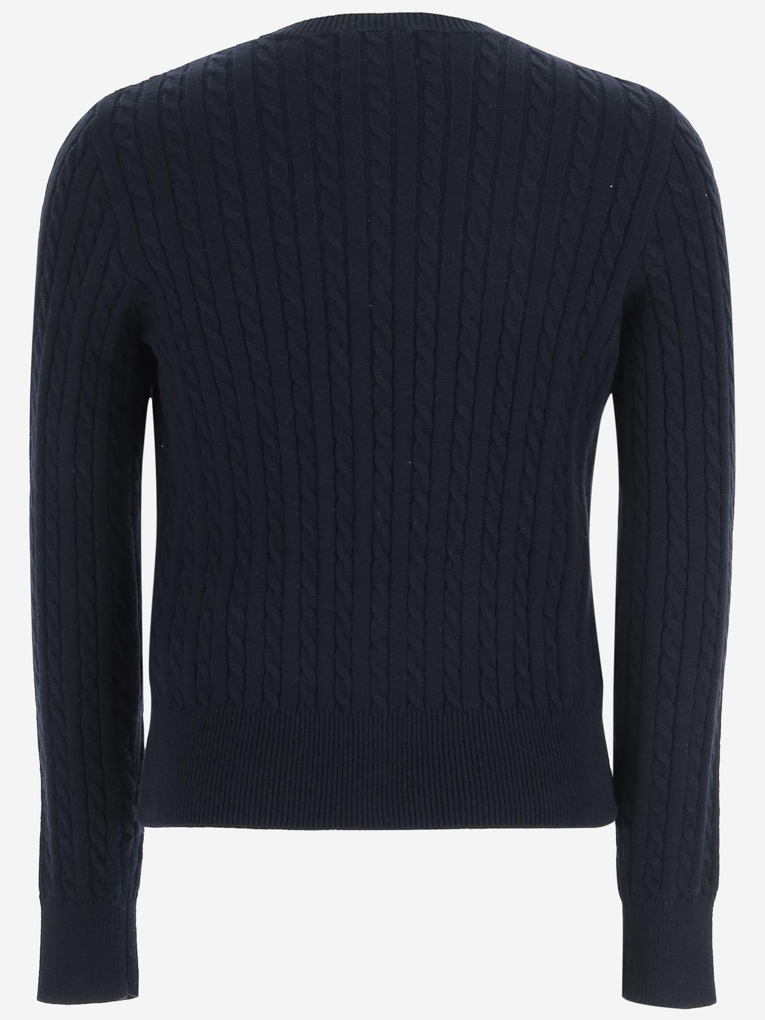 CARDIGAN IN COTONE CON LOGO 313543047 011 POLO RALPH LAUREN KIDS 