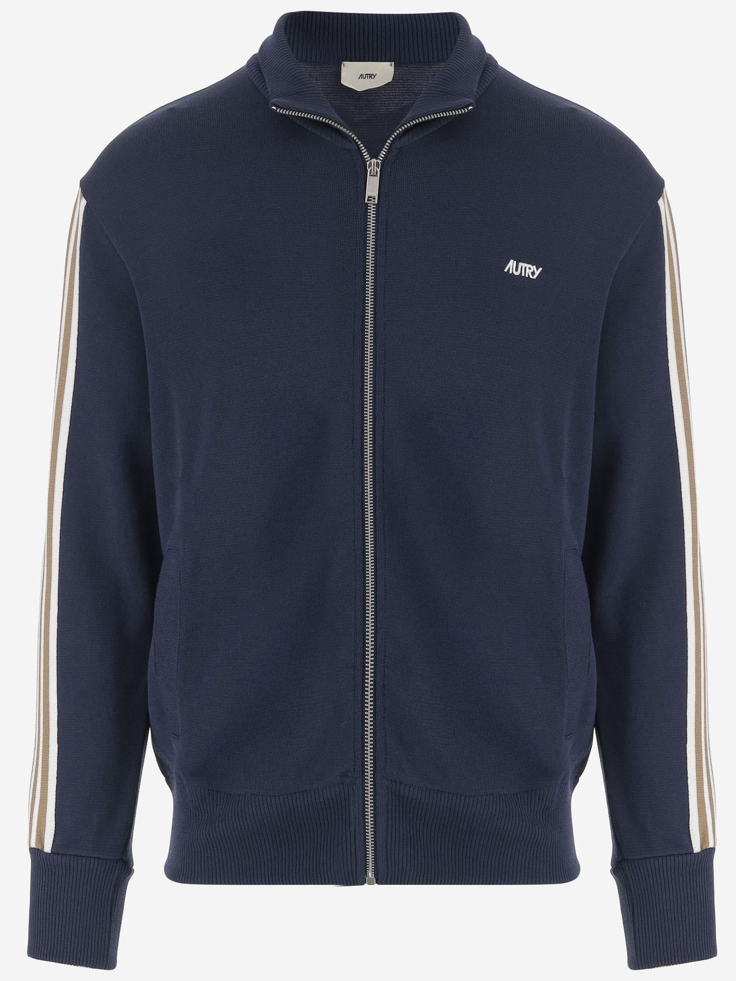 GIACCA IN MISTO VISCOSA CON LOGO JAPMB5KB KNITBLUE AUTRY 